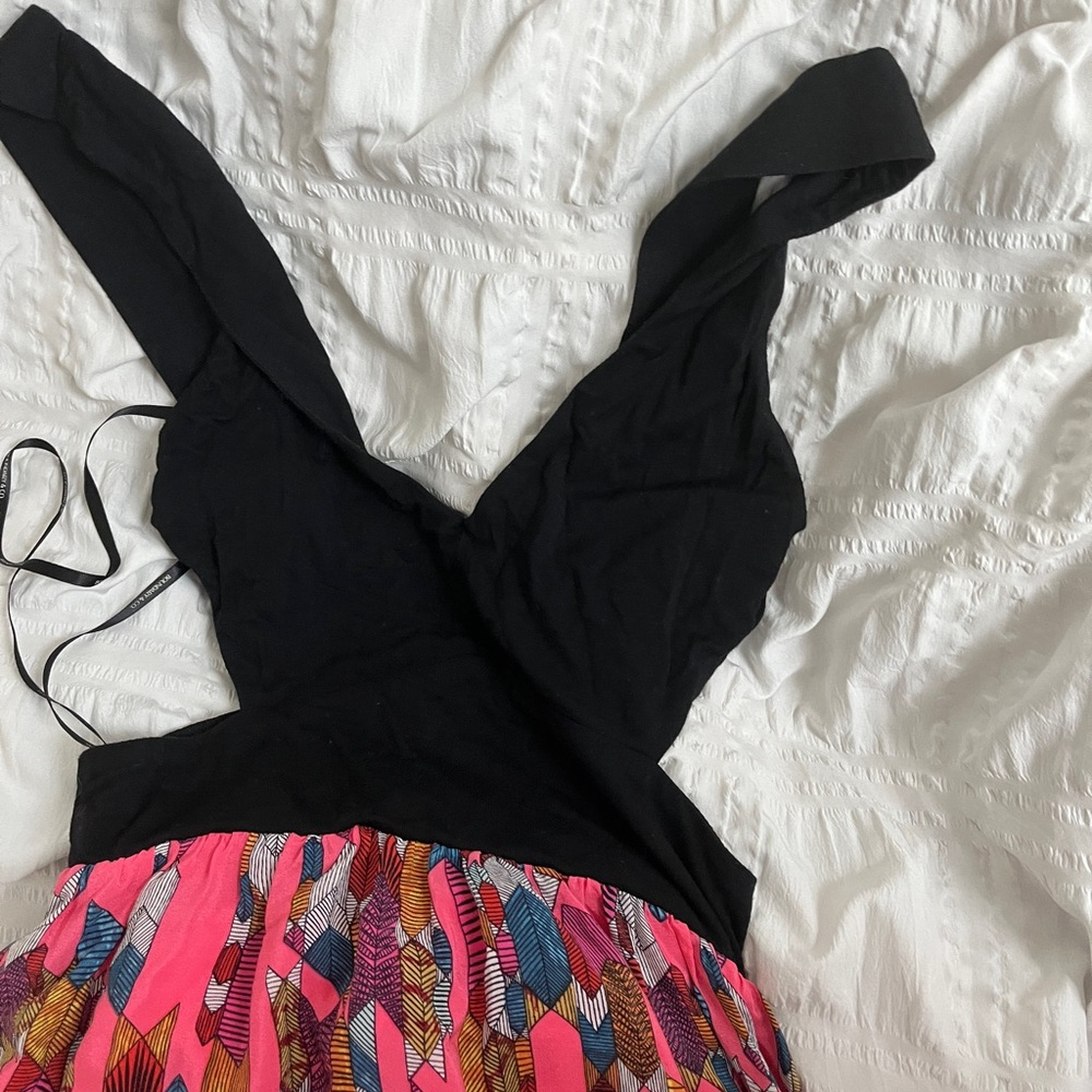 Bpundary and Co Back and waist cut out dress